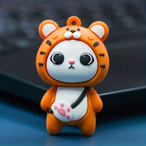 1pc 128GB Creative Cute Cartoon Lucky Tiger USB 2.0 16GB Flash, perfect gift for family and friends on Valentine's Day, Easter, and Thanksgiving - Image 4