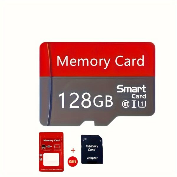 High-Speed Micro SDXC Card 256GB/128GB - Class 10 TF with Adapter, U3 Compatible for HD Cameras, Smartphones, PCs, Headsets & PSP - Full HD Video & Photo Storage - Image 3