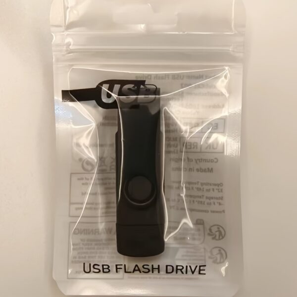 2-in-1 USB 2.0 & Type-C Flash Drive - Rotatable Pen Design, Metal Memory Stick, 128GB/256GB Options - Image 3