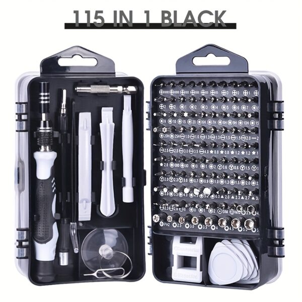 115-In-1 Multifunctional Screwdriver Set - Repair Kits for Mobile Phone, Computer, PC Equipment, Insulation, Manual and Household with Screw Driver - Image 4