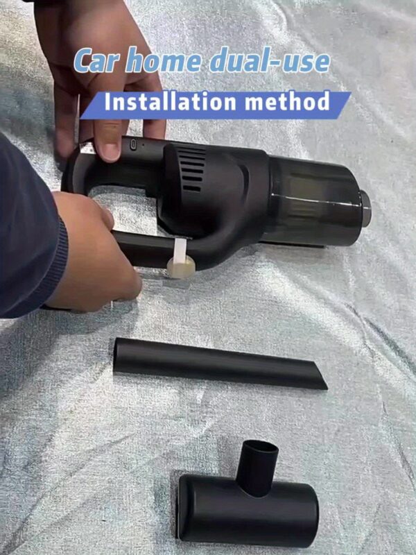 DYFDYF Portable Cordless Handheld Vacuum Cleaner - USB Rechargeable, Strong Suction for Car, Office & Home Use - Image 13