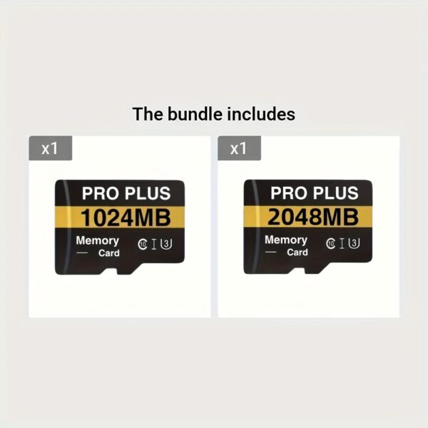 High-Speed TF/SD Memory Card - True Capacity 128MB to 2048MB, Ideal for Tablets, Cameras & Smartphones - Supports 4K Ultra HD, PSP Games & More - Includes Adapter - Image 11