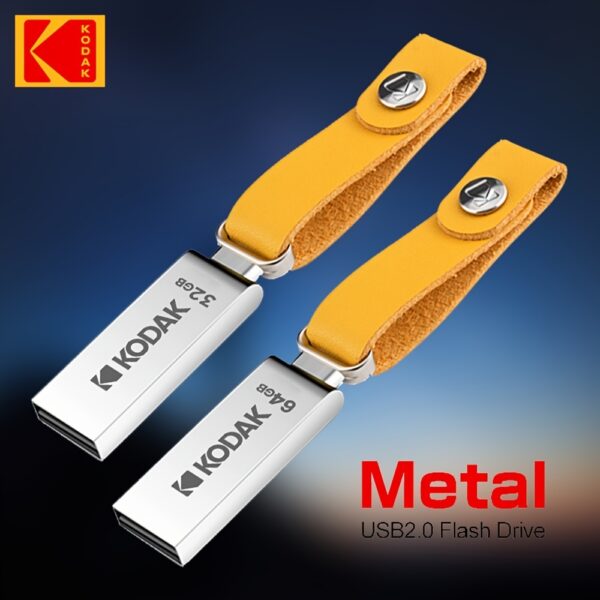 KODAK K122 USB 2.0 Flash Drive - Metal Pendrive, High-Speed U Disk in 32GB/64GB/128GB Capacity - Image 3