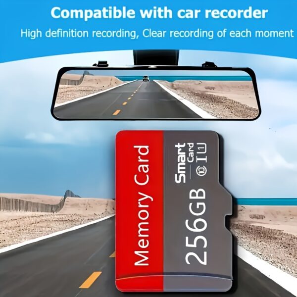 Ultra-Fast 256GB & 128GB USB Flash Drive - High-Speed Micro SDHC Card with UHS-I, Includes Reader - Ideal for Electronics & Accessories - Image 5