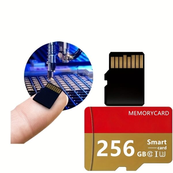 256GB High-Speed Class 10 SD Storage - Water-Resistant, Versatile for 4K HD Video, Gaming & Multiple Devices, No Battery Required - Image 5