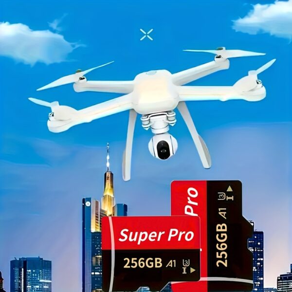 2024 Ultra-Fast Micro SD Card - 128GB/256GB, X-Ray & Shockproof, Heat Resistant TF/SD Memory for Cameras, Tablets, Phones - Includes Adapter - Image 4
