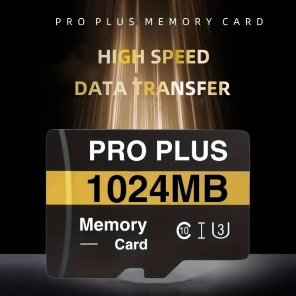 High-Speed TF/SD Memory Card - True Capacity 128MB to 2048MB, Ideal for Tablets, Cameras & Smartphones - Supports 4K Ultra HD, PSP Games & More - Includes Adapter - Image 2