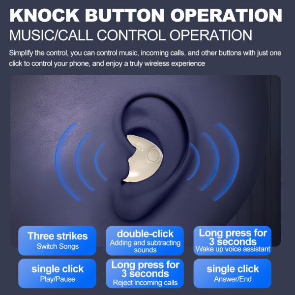 Bluetooth Wireless Headphones Earphones  In-Ear Pods Earbuds Touch Waterproof - Image 12