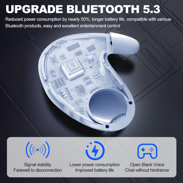 Bluetooth Wireless Headphones Earphones  In-Ear Pods Earbuds Touch Waterproof - Image 15