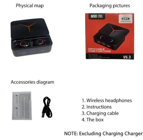 Bluetooth Wireless Headphone TWS Earphone Mini In-Ear For iPhone Samsung Android - Image 5