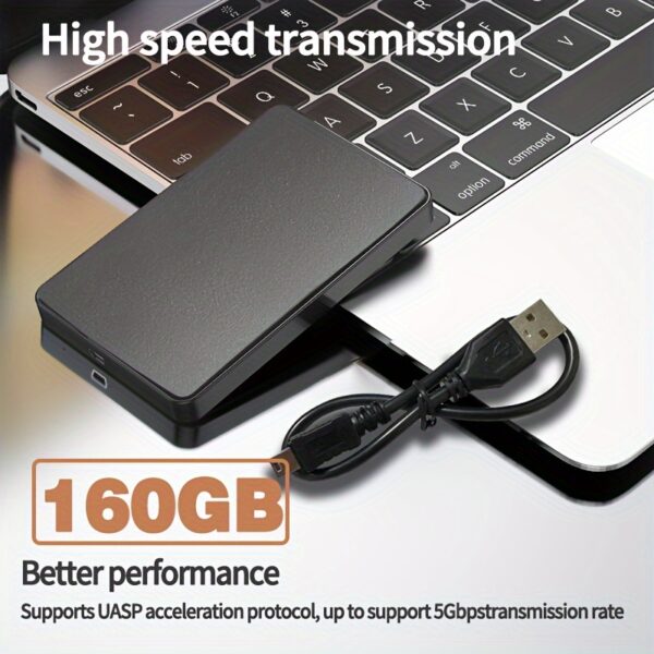 High-Speed Portable Hard Drive - 1TB/2TB, USB Connectivity, NTFS File System, Compatible with Laptops & Mobile Devices External Hard Drive For Laptop - Image 5