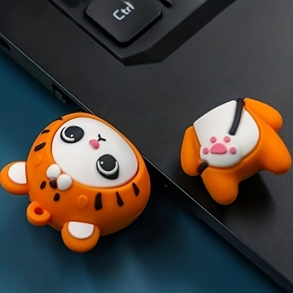 1pc 128GB Creative Cute Cartoon Lucky Tiger USB 2.0 16GB Flash, perfect gift for family and friends on Valentine's Day, Easter, and Thanksgiving - Image 8