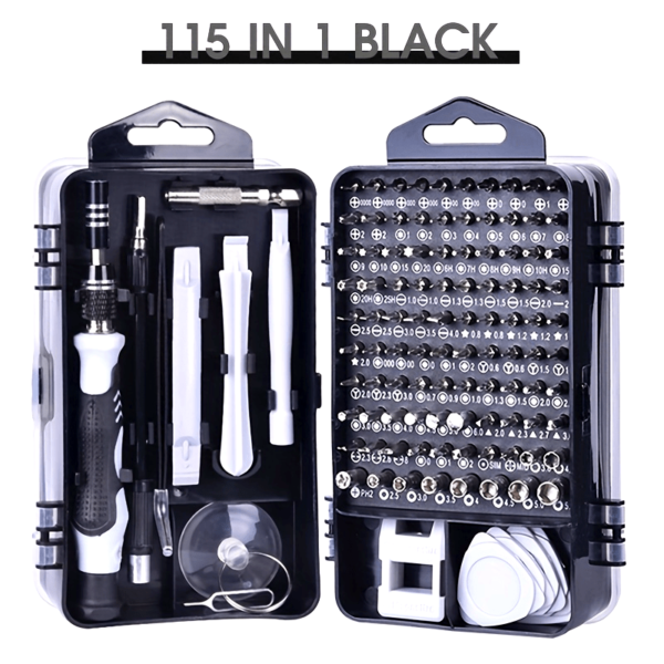 115-In-1 Multifunctional Screwdriver Set - Repair Kits for Mobile Phone, Computer, PC Equipment, Insulation, Manual and Household with Screw Driver
