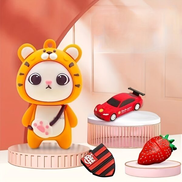 1pc 128GB Creative Cute Cartoon Lucky Tiger USB 2.0 16GB Flash, perfect gift for family and friends on Valentine's Day, Easter, and Thanksgiving - Image 10