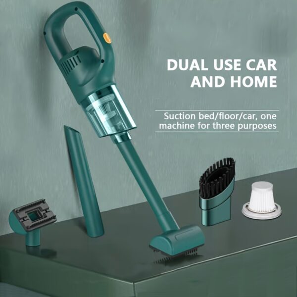 DYFDYF Portable Cordless Handheld Vacuum Cleaner - USB Rechargeable, Strong Suction for Car, Office & Home Use