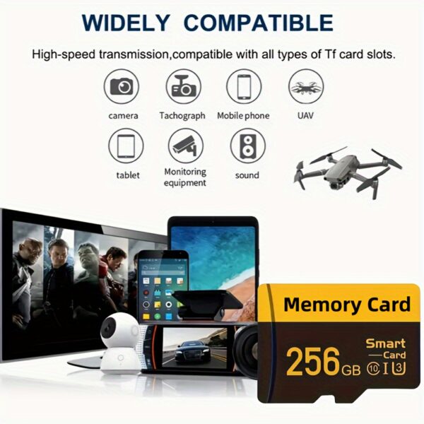 Ultra-Fast Class 10 SD Card - U3 Compatible, High-Speed Memory for Smartphones & DVRs, Available in 64GB/128GB/256GB Sizes - Image 10