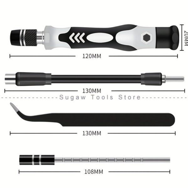 115-In-1 Multifunctional Screwdriver Set - Repair Kits for Mobile Phone, Computer, PC Equipment, Insulation, Manual and Household with Screw Driver - Image 8