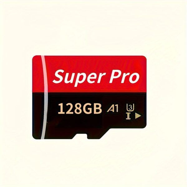 2024 Ultra-Fast Micro SD Card - 128GB/256GB, X-Ray & Shockproof, Heat Resistant TF/SD Memory for Cameras, Tablets, Phones - Includes Adapter - Image 3
