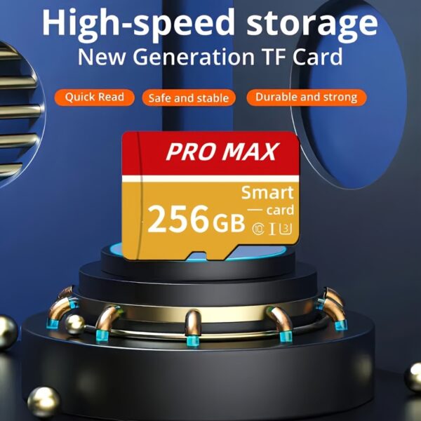 256GB/128GB Micro SD Memory Card, Class 10 TF Card with SD Adapter, High-Speed Flash Storage for HD Camera, Smartphone, PC, Headphones, PSP, U3 Mini SDXC for Full HD Video & Photo Storage - Image 8