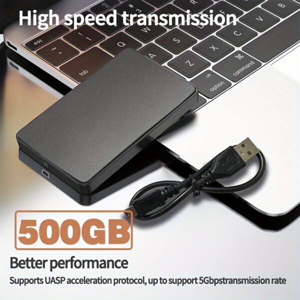 High-Speed Portable Hard Drive - 1TB/2TB, USB Connectivity, NTFS File System, Compatible with Laptops & Mobile Devices External Hard Drive For Laptop - Image 9