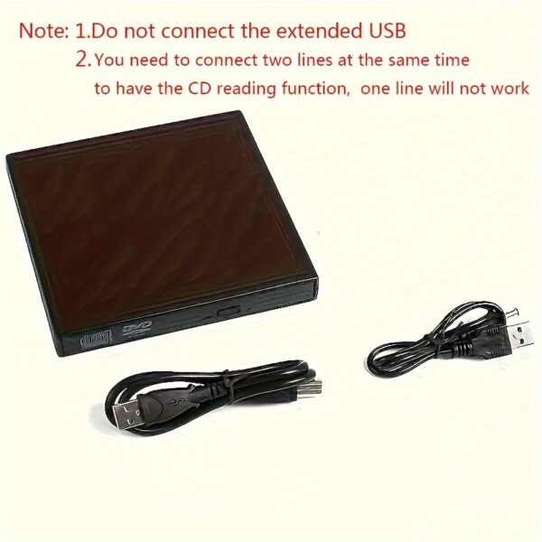 Ultra-Slim Portable USB 3.0/2.0 External DVD RW Drive - Burn, Read & Play on Laptops - Image 7