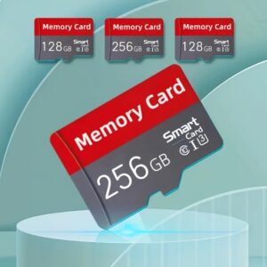 256GB High-Speed 1024MB/128GB/256GB Micro SD Card - Water-Resistant, Shockproof CARY TF Card with Adapter for Smartphones, Cameras, Tablets - Fast Read/Write Performance