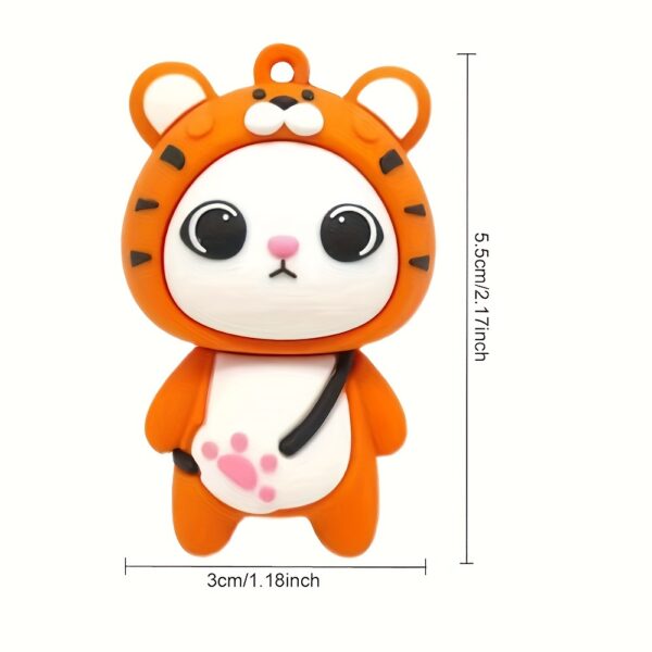 1pc 128GB Creative Cute Cartoon Lucky Tiger USB 2.0 16GB Flash, perfect gift for family and friends on Valentine's Day, Easter, and Thanksgiving - Image 6