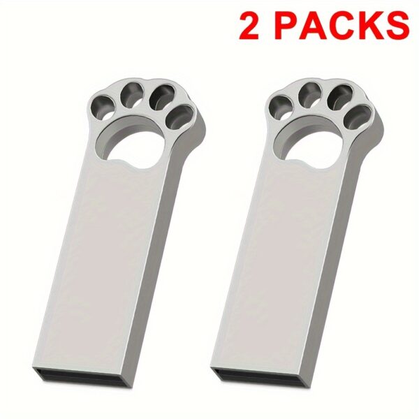 2pcs USB Flash Drive 8GB 4GB 2GB 1GB 512MB 256MB 128MB USB 2.0 High Speed U Disk USB Disk Metal Pen Drive USB Drive For PC/Laptops/Tablets/Mobile Phones Car Audio/Game Console/Audio - Store Your Files Securely! - Image 6