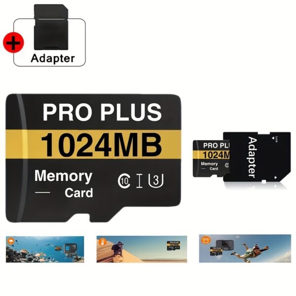 High-Speed TF/SD Memory Card - True Capacity 128MB to 2048MB, Ideal for Tablets, Cameras & Smartphones - Supports 4K Ultra HD, PSP Games & More - Includes Adapter - Image 13