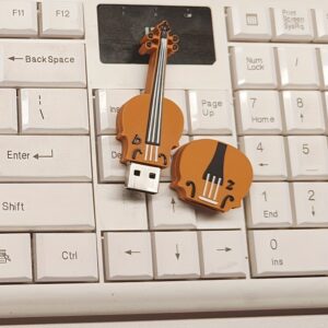 USB Fash Drive New Minimalist Violin/Guitar Pen Drive Instrument Storage Stick 16GB 64GB 128GB Pendrive Flash Card USB Drive