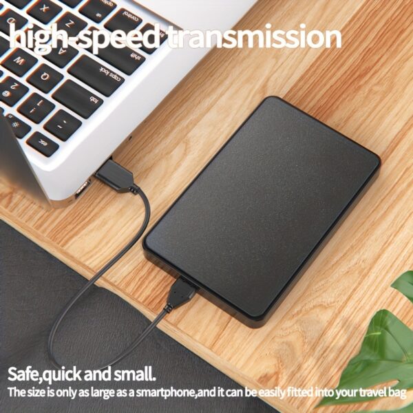 High-Speed Portable Hard Drive - 1TB/2TB, USB Connectivity, NTFS File System, Compatible with Laptops & Mobile Devices External Hard Drive For Laptop - Image 4