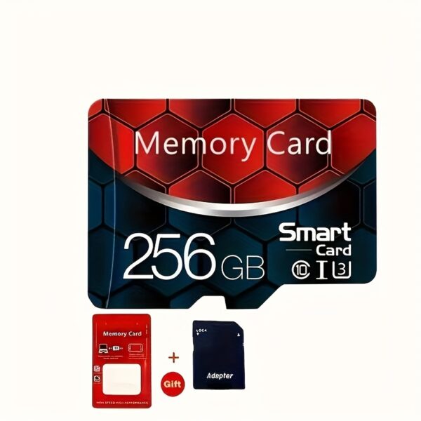 256GB/128GB Micro SD Card Class 10 with SD Adapter - High-Speed Flash Memory for HD Camera, Smartphone, PC, Headphones, PSP - UHS-I U3 Mini SDXC for Full HD Video & Photo Storage - Image 8