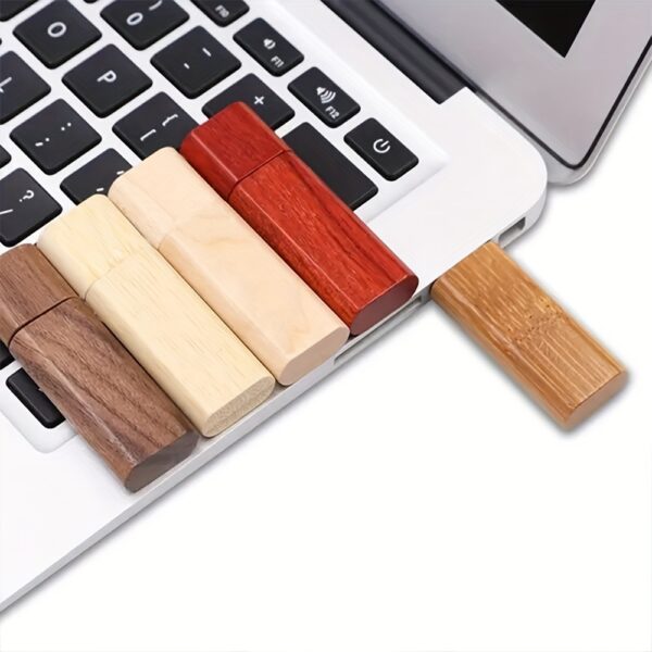 Rectangle Wooden Red Wood 16GB 32GB U Disk USB 2.0 Flash Drive Teacher Gift 64GB 128GB Mini Memory Stick - Image 7