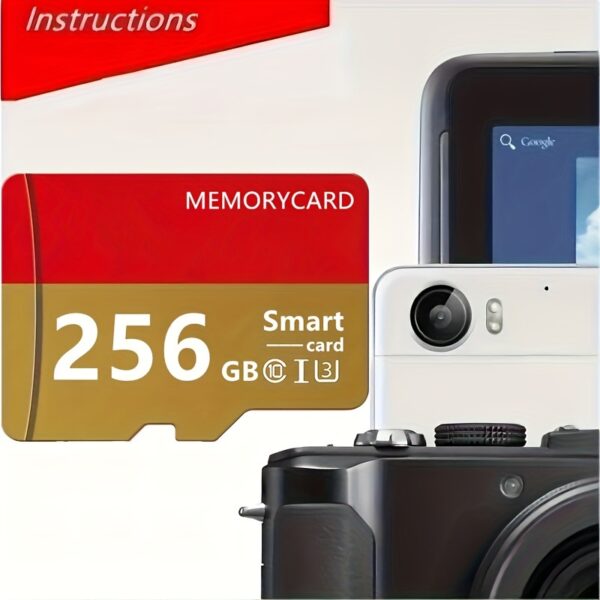 256GB High-Speed Class 10 SD Storage - Water-Resistant, Versatile for 4K HD Video, Gaming & Multiple Devices, No Battery Required - Image 10