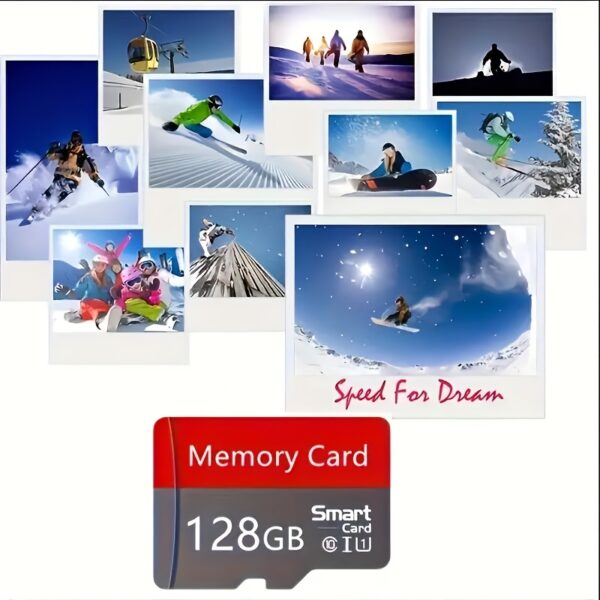 High-Speed Micro SDXC Card 256GB/128GB - Class 10 TF with Adapter, U3 Compatible for HD Cameras, Smartphones, PCs, Headsets & PSP - Full HD Video & Photo Storage - Image 8
