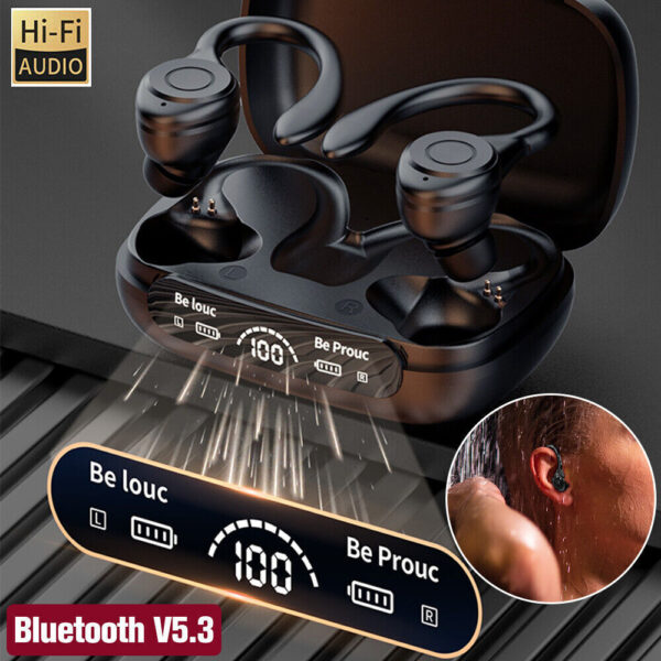 NEW Wireless Bluetooth Headphones Earphones Earbuds In-Ear For All Devices - Image 3