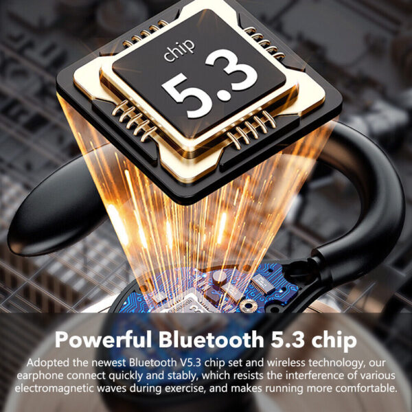 NEW Wireless Bluetooth Headphones Earphones Earbuds In-Ear For All Devices - Image 4