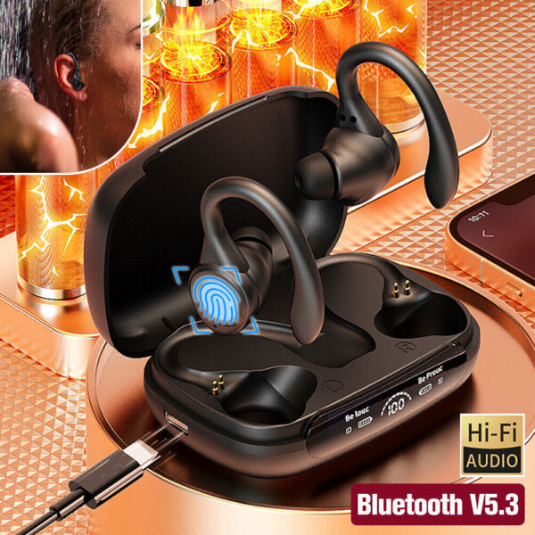 NEW Wireless Bluetooth Headphones Earphones Earbuds In-Ear For All Devices - Image 5