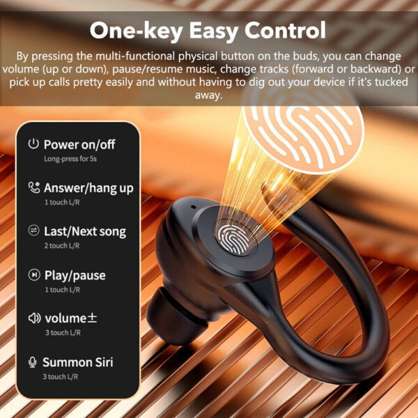 NEW Wireless Bluetooth Headphones Earphones Earbuds In-Ear For All Devices - Image 11