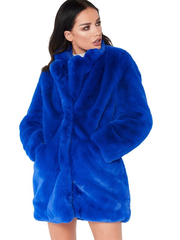 Winter Warm Plush Loose Coat, Casual Long Sleeve Fashion Teddy Outerwear, Women's Clothing - Image 2