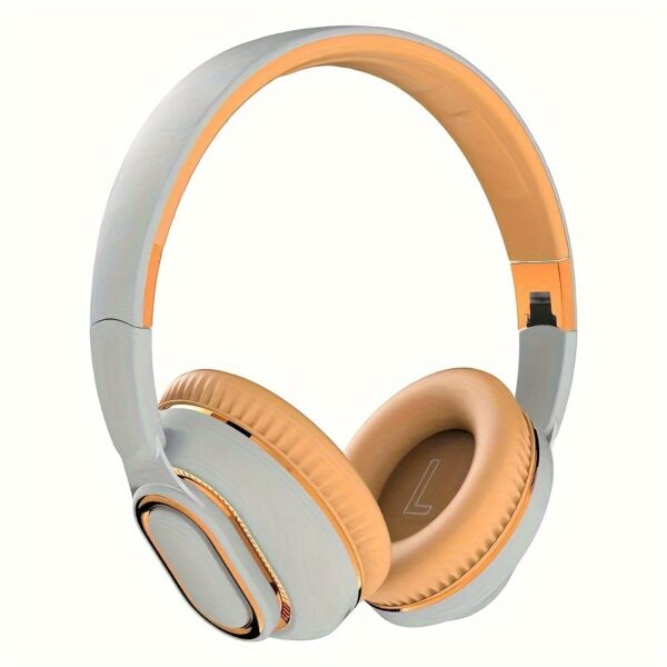 Wireless Headphones With Noise Isolation Feature, Button Volume Control, Capacitive Microphone, 16 Hours Of Playback Time, Suitable For Sports - Made Of Non-waterproof Plastic Material, Foldable Design - Image 6